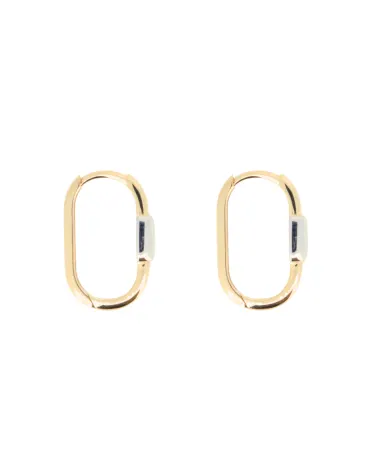 9CT T/T HUGGIES BAR 2mm/15mm